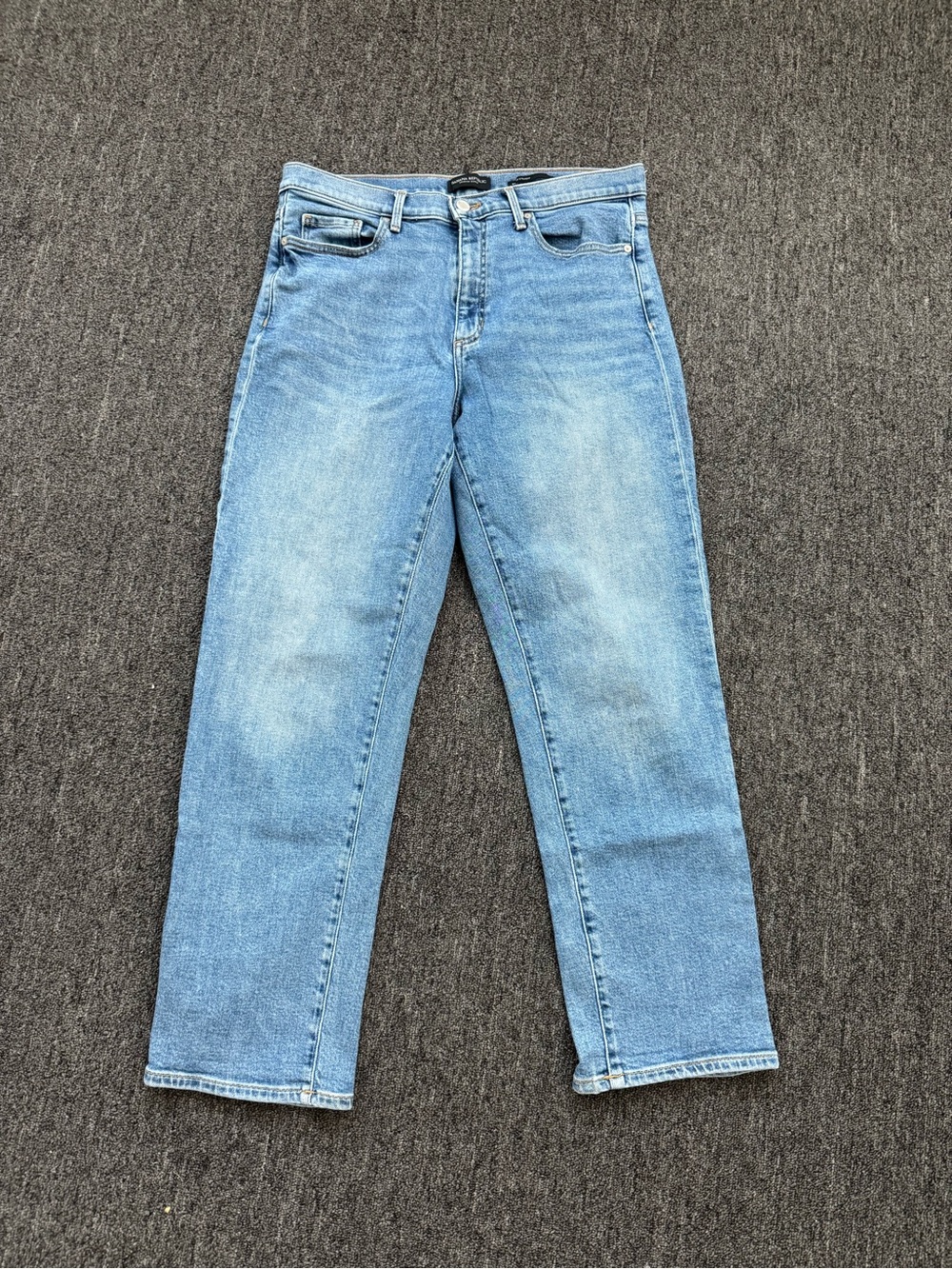 Banana Republic Medium Wash Straight Leg Jeans Long